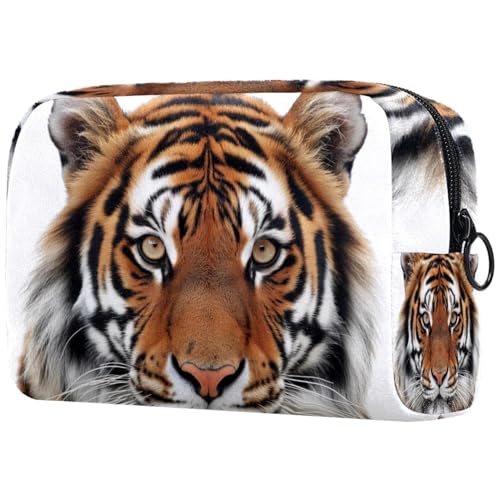 Kosmetiktasche Tierischer Tiger Reisekosmetiktasche Makeup Organizer Case Für Frauen Kosmetiktasche Tierischer Tiger Reisekosmetiktasche Makeup Organizer Case Für Frauen von HXYWQA
