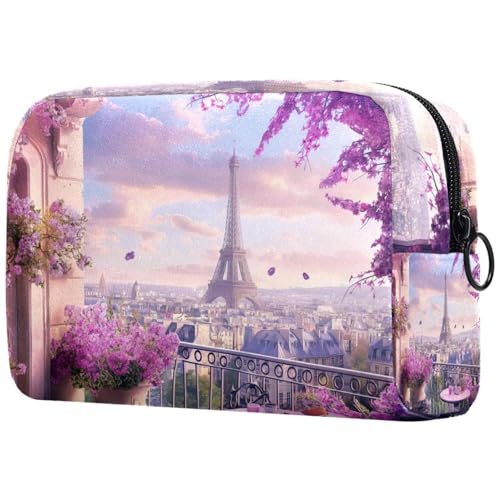 Kosmetiktasche Verträumte Landschaft Eiffel Handtuch Reisekosmetiktasche Makeup Organizer Case Für Frauen Kosmetiktasche Verträumte Landschaft Eiffel Handtuch Reisekosmetiktasche Makeup Organizer Case Für Frauen von HXYWQA