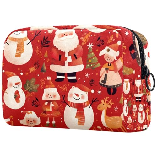 Kosmetiktasche Weihnachts-Muster Reisekosmetiktasche Makeup Organizer Case Für Frauen Kosmetiktasche Weihnachts-Muster Reisekosmetiktasche Makeup Organizer Case Für Frauen von HXYWQA