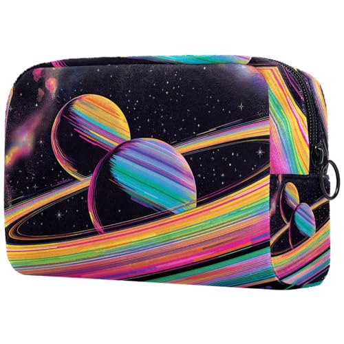 Kosmetiktasche Weltraum Planet Regenbogenfarbe Reisekosmetiktasche Makeup Organizer Case Für Frauen Kosmetiktasche Weltraum Planet Regenbogenfarbe Reisekosmetiktasche Makeup Organizer Case Für Frauen von HXYWQA