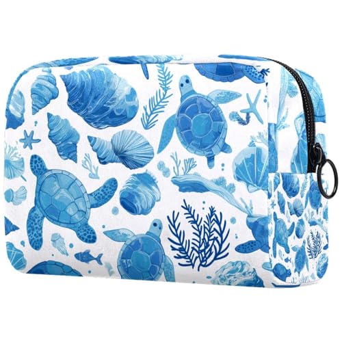 Kosmetiktasche Weltraum Sterne Planeten Muster Reisekosmetiktasche Makeup Organizer Case Für Frauen von HXYWQA
