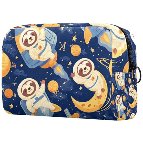 Kosmetiktasche Weltraumplaneten Tier Reisekosmetiktasche Makeup Organizer Case Für Frauen Kosmetiktasche Weltraumplaneten Tier Reisekosmetiktasche Makeup Organizer Case Für Frauen von HXYWQA