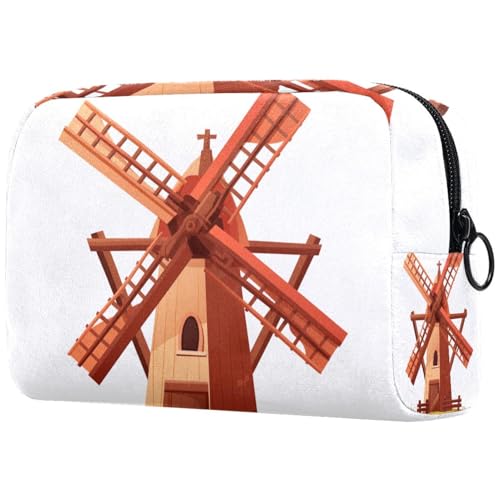 Kosmetiktasche Windmühle Reisekosmetiktasche Makeup Organizer Case Für Frauen Kosmetiktasche Windmühle Reisekosmetiktasche Makeup Organizer Case Für Frauen von HXYWQA