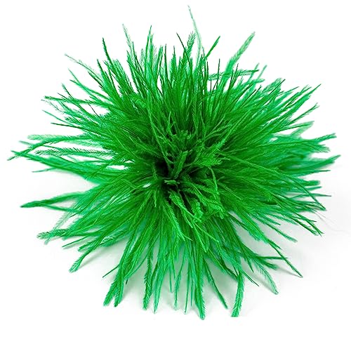 Feder Brosche Schal Clip Schmuckzubehör Frauen Kleidungsdekoration Strang Corsage Pin Lapper Pins von HYBEW