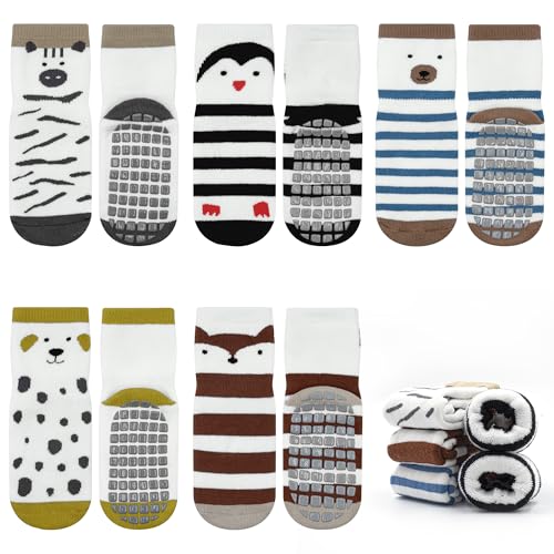 HYCLES Anti Rutsch Socken Baby Winter Warme Kleinkinder Rutschsocken Krabbelsocken für Mädchen Jungen HYCLES Anti Rutsch Socken Baby Winter Warme Kleinkinder Rutschsocken Krabbelsocken für Mädchen Jungen von HYCLES