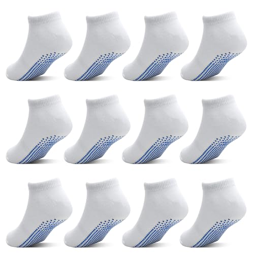 HYCLES Baby Nicht-Silp-Griff Socken für Jungen Mädchen 12 Paare Kleinkind Anti-Rutsch Knöchel Socken für 1 Jahre - 3 Jahre HYCLES Baby Nicht-Silp-Griff Socken für Jungen Mädchen 12 Paare Kleinkind Anti-Rutsch Knöchel Socken für 1 Jahre - 3 Jahre von HYCLES
