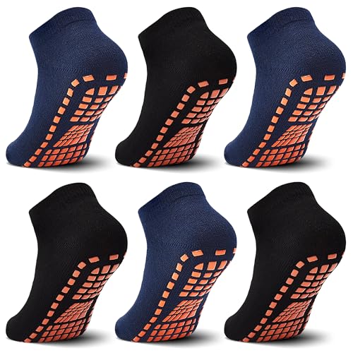 HYCLES Trampolin Socken Kinder Antirutschsocken - Rutschfeste Socken Kinder 6 Paar Training Socken für Jungen Mädchen 2-5 Jahre von HYCLES