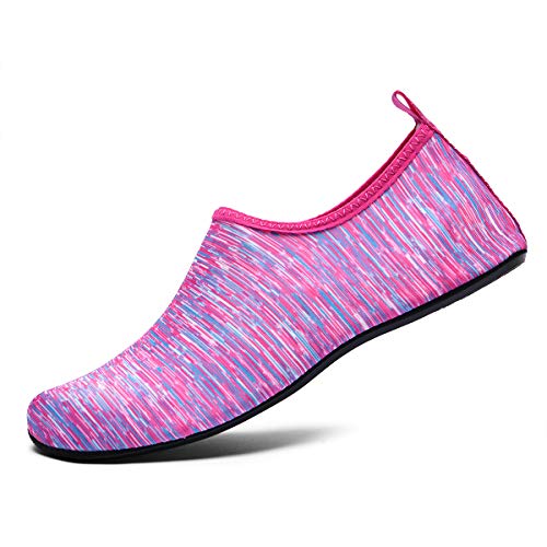 HYDLONGR Herren Damen Leichtgewicht Barfuß Aqua Socken Schnell Trocknend Barfuß Strand Wasser Schuhe Wasser Sport Schwimmen Schuhe Yoga Socken Schuhe red-2 5.5-6.5 Women/ 4-5 Men von HYDLONGR