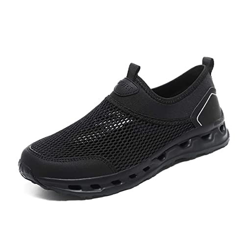 HYDLONGR Herren Damen Leichtgewichtige Atmungsaktive Schnell Trocknende Wading Schuhe Wasser Sport Amphibien Schuhe Barfuß Schuhe Black-42 von HYDLONGR