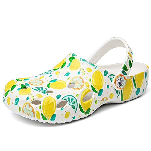 Herren Damen Sommer Leichtgewicht Atmungsaktiv Schnell Trocknend Garten Sandalen Strand Hausschuhe Clogs Pantoletten Schuhe Gelb1-41 Herren Damen Sommer Leichtgewicht Atmungsaktiv Schnell Trocknend Garten Sandalen Strand Hausschuhe Clogs Pantoletten Schuhe Gelb1-41 von HYDLONGR