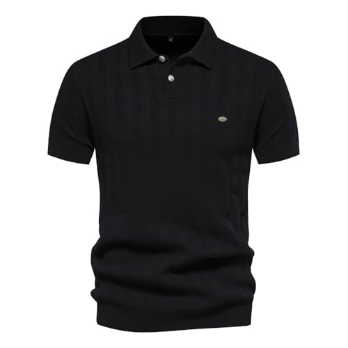 HYFZXWX Polo-Shirts Reversgitter FES-Tool Druck Kurzarm-T-Shirt Top Men&Women Cotton Bottoming Shirt Junge/D/L von HYFZXWX
