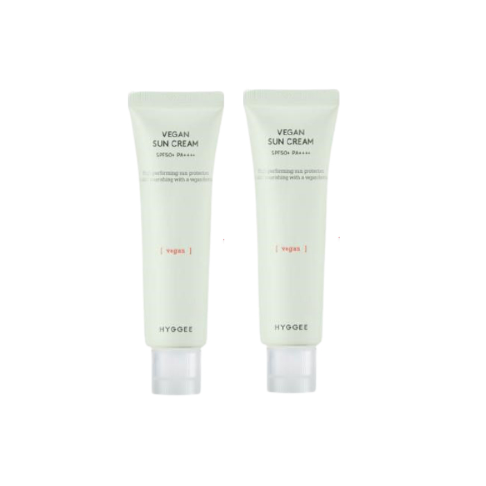 HYGGEE Vegan Sun Cream SPF50+ PA++++ - 50ml (2er) Set von HYGGEE