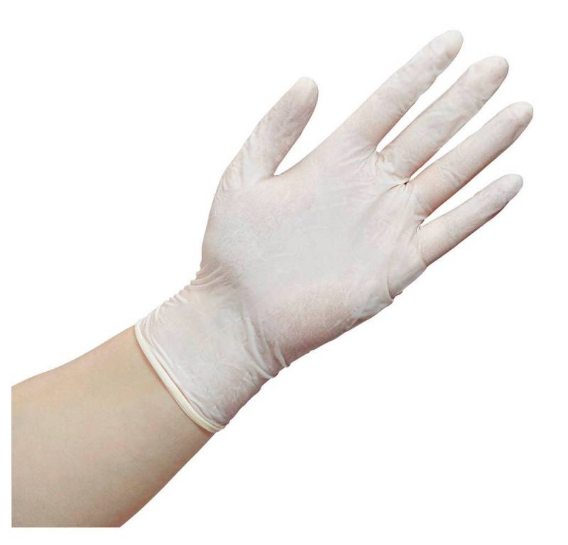 HYGONORM Baumwollhandschuhe 100er Vinylhandschuhe Ideal Fit transparent Gr. 8/M puderfrei von HYGONORM