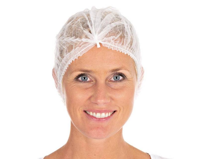 HYGONORM Baumwollhandschuhe 10x Hygonorm 1219 Klipphauben Light weiß ø 50 cm PP Beutel von HYGONORM