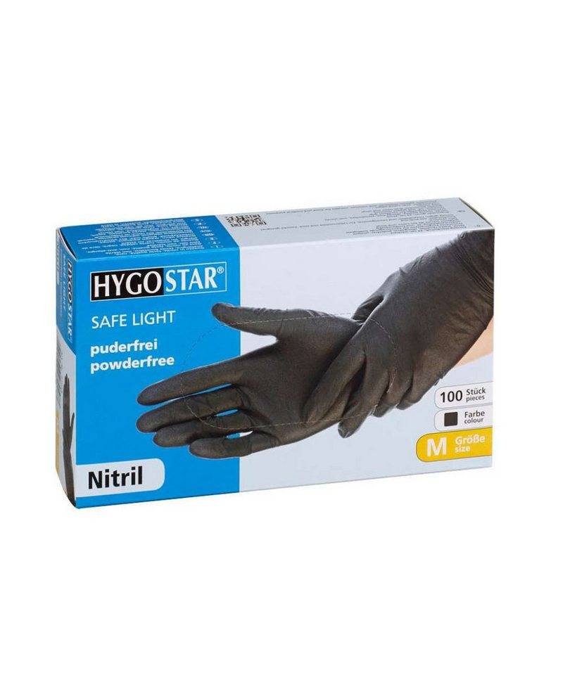 HYGOSTAR Einweghandschuhe HYGOSTAR SAFE LIGHT unisex Einmalhandschuhe (packung, 100-St., Einmalhandschuhe) Hole jetzt das Spar-Pack von 100 Stück. von HYGOSTAR