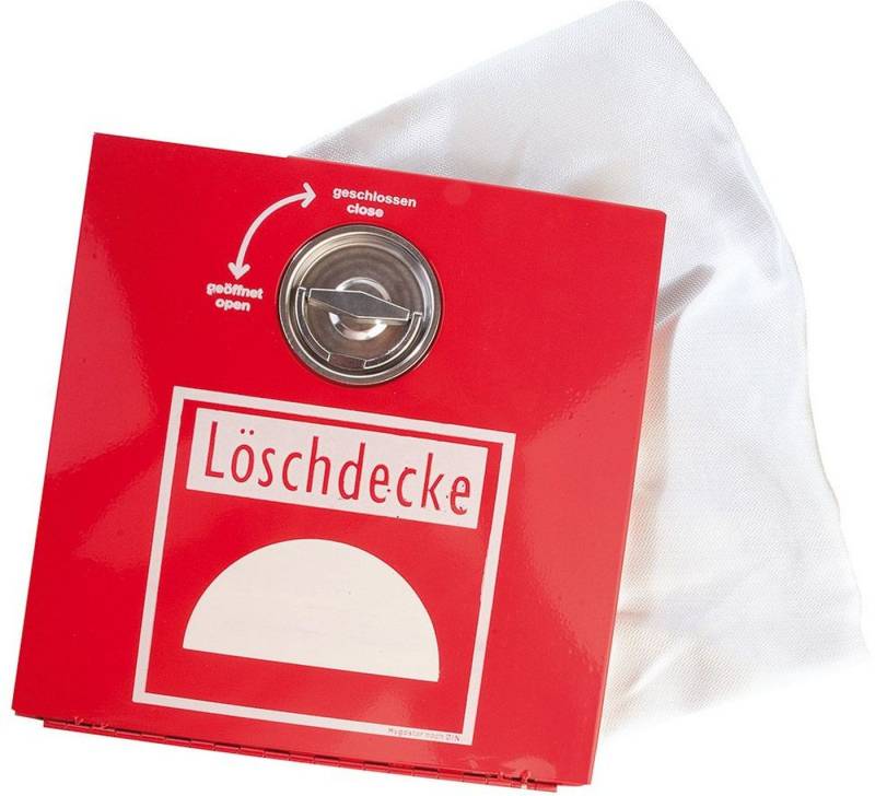 HYGOSTAR Erste-Hilfe-Set Löschdeckenbehälter Fire Protect 30x30x12,5cm rot. von HYGOSTAR