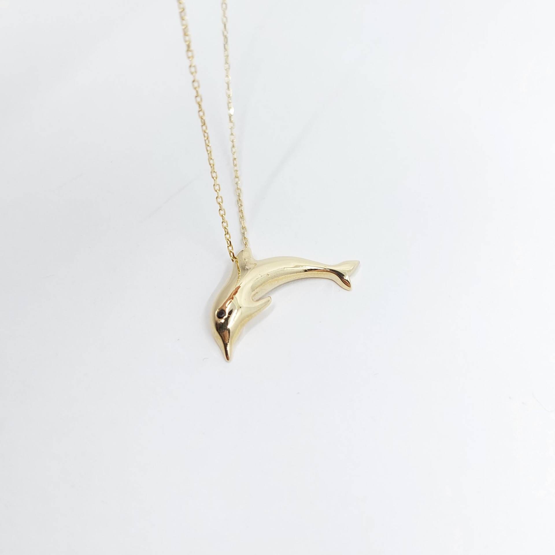 14K Solid Gold Delfin Halskette, Geschenk Für Delfin-Liebhaber, Nettes Tochter, 18.geburtstagsgeschenk Sie, Zierliche Halskette Valentinstag 14K Solid Gold Delfin Halskette, Geschenk Für Delfin-Liebhaber, Nettes Tochter, 18.geburtstagsgeschenk Sie, Zierliche Halskette Valentinstag von HYGoldJewelry