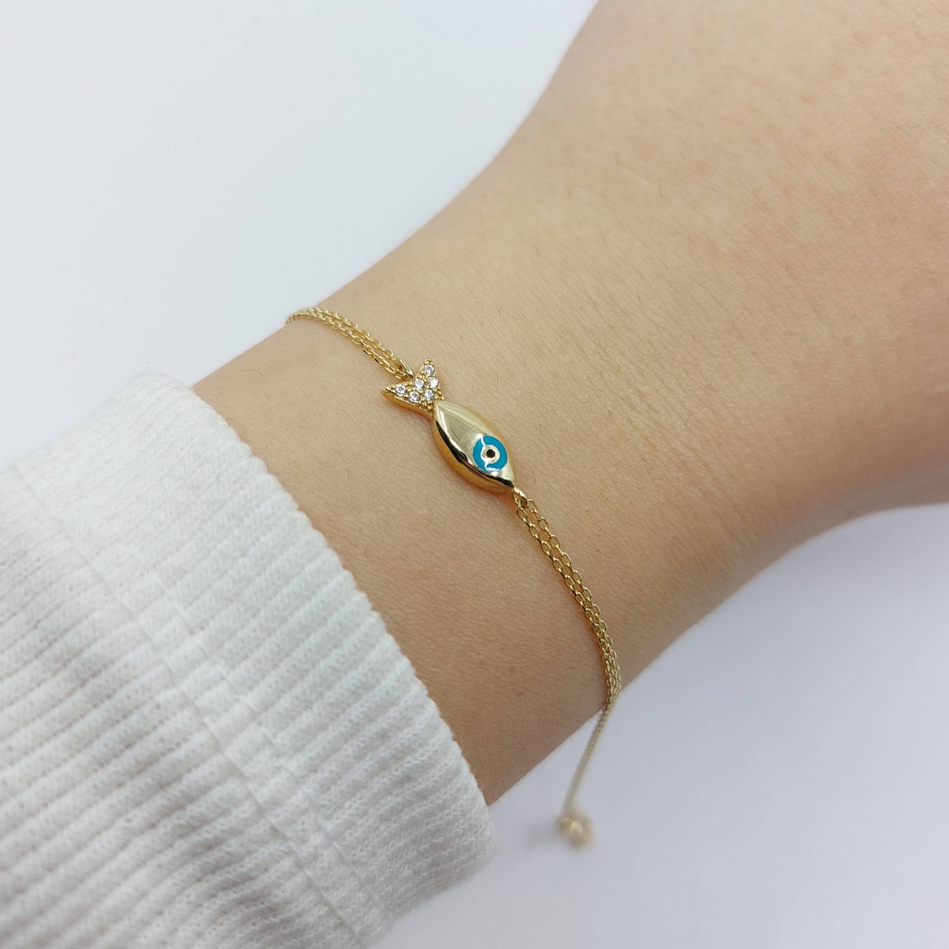 Fisch Armband, 14K Massivgold Tier Minimalist Meer Liebhaber Geschenk, Weihnachtsgeschenk, Zierliches Anfangs Armband Fisch Armband, 14K Massivgold Tier Minimalist Meer Liebhaber Geschenk, Weihnachtsgeschenk, Zierliches Anfangs Armband von HYGoldJewelry