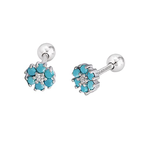 HYHJYMG 18g Tiny CZ Blumenball Knorpel Ohrringe 925 Sterling Silber für Frauen Mädchen Hypoallergen für empfindliches durchdringendes Ohr süßes kleines Kristall Schneeflockenstollen Schrauben Sie HYHJYMG 18g Tiny CZ Blumenball Knorpel Ohrringe 925 Sterling Silber für Frauen Mädchen Hypoallergen für empfindliches durchdringendes Ohr süßes kleines Kristall Schneeflockenstollen Schrauben Sie von HYHJYMG