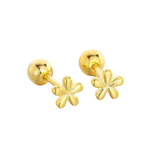 HYHJYMG 18g winzige Blumenstollen Knorpel Ohrringe für Frauen 925 Sterling Silber Mini süße Daisy 3mm Ball Langhantel Schraube Rückenstollen Schläfer Tragus Post Minimalist Hypoallergen Piercing Body HYHJYMG 18g winzige Blumenstollen Knorpel Ohrringe für Frauen 925 Sterling Silber Mini süße Daisy 3mm Ball Langhantel Schraube Rückenstollen Schläfer Tragus Post Minimalist Hypoallergen Piercing Body von HYHJYMG
