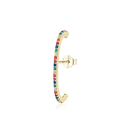 HYHJYMG 1pc Regenbogen farbenfrohe Dangle Ohrring Drop Ohrringe für Frauen Hochzeit Schmuck Schmuck von HYHJYMG