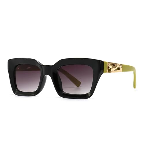 HYHJYMG Beliebte moderne Sonnenbrille Straßenfotografie beliebte Sonnenbrille für Damen, Farbverlauf grau, Einheitsgröße von HYHJYMG