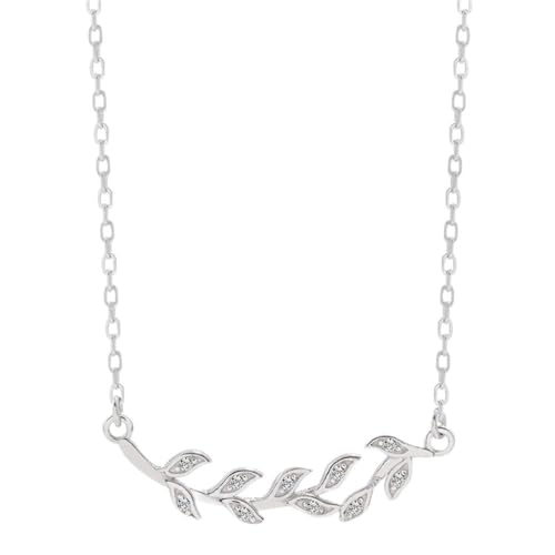 HYHJYMG Blatt Halskette AAA glänzender Zirkon Anhänger Frauen Verlobungszubehör Geschenk HYHJYMG Blatt Halskette AAA glänzender Zirkon Anhänger Frauen Verlobungszubehör Geschenk von HYHJYMG