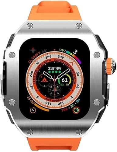 HYHJYMG Edelstahl -Watch -Hülle Gummiband , für Serie 9 8 7 6 5 4 SE Ersatz , Männer Watch Case Straps Clasp Mod Kit , Für die IWatch -Serie 45mm 44mm Zubehör HYHJYMG Edelstahl -Watch -Hülle Gummiband , für Serie 9 8 7 6 5 4 SE Ersatz , Männer Watch Case Straps Clasp Mod Kit , Für die IWatch -Serie 45mm 44mm Zubehör von HYHJYMG