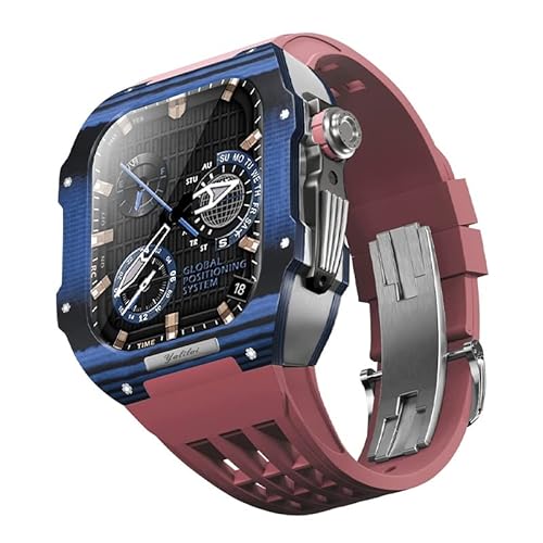 HYHJYMG Für 9 8 7 6 SE 5 4 Serie 44mm 45mm Uhren Band Mod Kit Männer von HYHJYMG