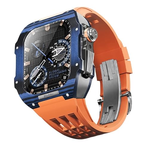 HYHJYMG Für 9 8 7 6 SE 5 4 Serie 44mm 45mm Uhren Band Mod Kit Männer von HYHJYMG