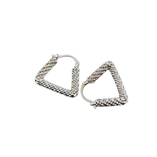 HYHJYMG Große goldene oder silberne Reifenohrringe für Frauen | Klobiges Dreieckshop | 14K Gold plattiert oder versilbert | U Hoop Design | Trending 2025 | Vintage Leichtgewicht HYHJYMG Große goldene oder silberne Reifenohrringe für Frauen | Klobiges Dreieckshop | 14K Gold plattiert oder versilbert | U Hoop Design | Trending 2025 | Vintage Leichtgewicht von HYHJYMG