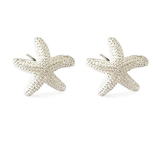 HYHJYMG Huggie Seestarfish Stud Ohrringe für Frauen S925 Sterling Silber silbergepackter Zierzauber winziger kleiner Star Sea Coral Seestarfish Ohrringe Post Pin Hypoallergen Beach Schmuck Geschenk HYHJYMG Huggie Seestarfish Stud Ohrringe für Frauen S925 Sterling Silber silbergepackter Zierzauber winziger kleiner Star Sea Coral Seestarfish Ohrringe Post Pin Hypoallergen Beach Schmuck Geschenk von HYHJYMG