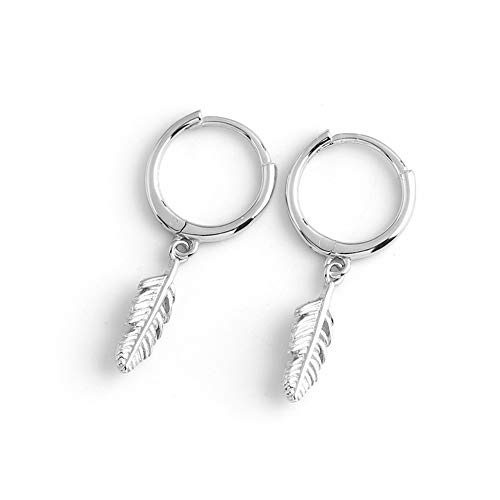 HYHJYMG Huggie Small Sleeper Hoop Ohrringe für Frauen Mädchen Sterling Silber Kubikzirkonia mit Reiz Netter Tropfen Dangle Manschette Knorpel Helix Hengst von HYHJYMG