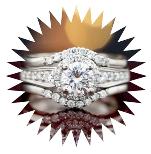 HYHJYMG Mädchen Produkte Ringe Ring Schmuck Damen Herren Versprechen Hochzeit Diamant Zirkon Ring Hochzeitsring Geschenke, 10 uk, A HYHJYMG Mädchen Produkte Ringe Ring Schmuck Damen Herren Versprechen Hochzeit Diamant Zirkon Ring Hochzeitsring Geschenke, 10 uk, A von HYHJYMG