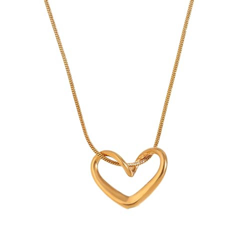 HYHJYMG Mädchen Schmuck Accessorie minimalistische süße Herz Halskette für Mädchen, einfache romantische süße Herz Charm Choker - Klassische Herz Halskette, Medaillon Halskette für Frauen Geburtstag HYHJYMG Mädchen Schmuck Accessorie minimalistische süße Herz Halskette für Mädchen, einfache romantische süße Herz Charm Choker - Klassische Herz Halskette, Medaillon Halskette für Frauen Geburtstag von HYHJYMG