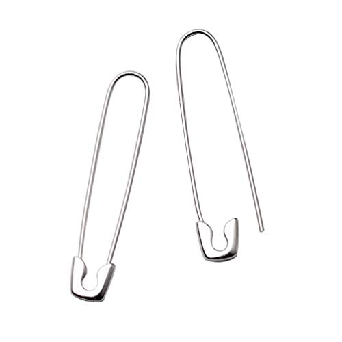 HYHJYMG Minimalistische Sicherheitsnadel Knorpel Sterling Silber Big Hoop Ohrringe für Frauen Mädchen elegant HYHJYMG Minimalistische Sicherheitsnadel Knorpel Sterling Silber Big Hoop Ohrringe für Frauen Mädchen elegant von HYHJYMG