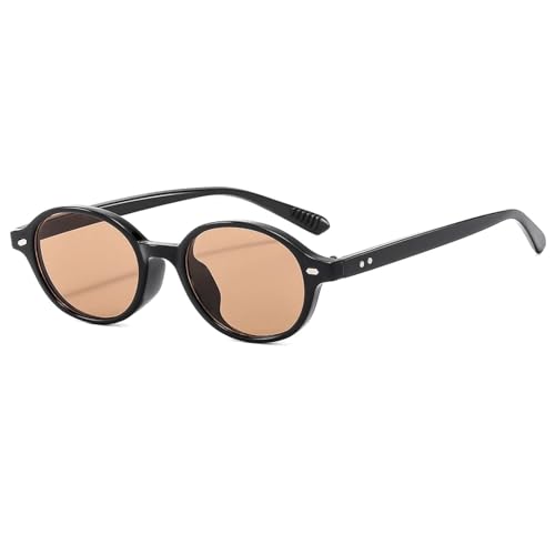 HYHJYMG Sonnenbrille im Vintage-Stil, ovaler Rahmen, modische Retro-Sonnenbrille, UV400 Schattierungen, Brillen für Damen HYHJYMG Sonnenbrille im Vintage-Stil, ovaler Rahmen, modische Retro-Sonnenbrille, UV400 Schattierungen, Brillen für Damen von HYHJYMG