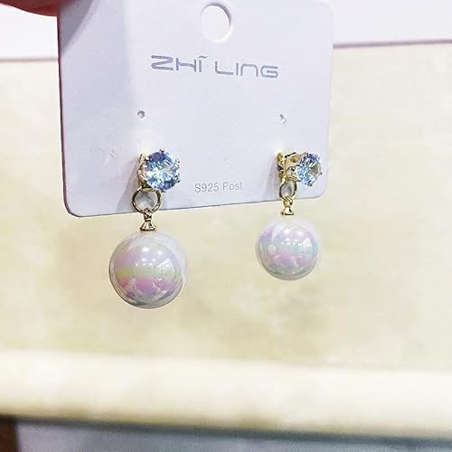 HYHJYMG Strasshaut Perle Blumenohrringe Hochzeit Schmuck Geburtstag Geschenke HYHJYMG Strasshaut Perle Blumenohrringe Hochzeit Schmuck Geburtstag Geschenke von HYHJYMG
