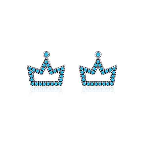 HYHJYMG Turquoise geometrische weibliche Gestüt Ohrringe für Frauen feiner Schmuck von HYHJYMG