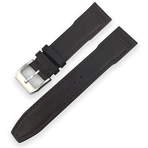 HYHJYMG Uhrenarmband für IWC Chronograph Mark Spitfire Uhrenzubehör, portugiesisches Armband, 20 mm / 21 mm, 22 mm von HYHJYMG