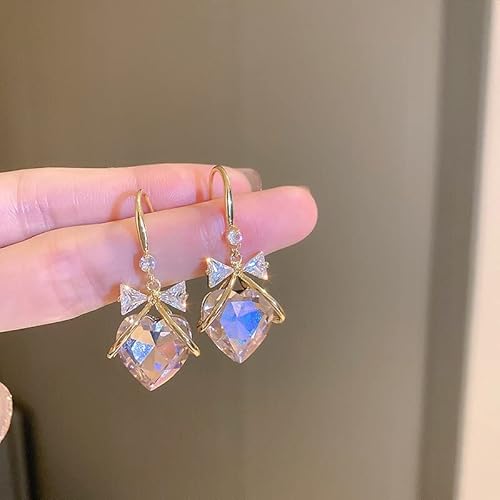 HYHJYMG Zirkon eingelegtes Rose Bowknot Liebesohrringe für Frauen Hochzeit Schmuck Geburtstag Geschenke HYHJYMG Zirkon eingelegtes Rose Bowknot Liebesohrringe für Frauen Hochzeit Schmuck Geburtstag Geschenke von HYHJYMG
