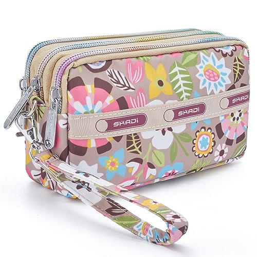 HYJMA Multifunktionaler 3-lagiger Reißverschluss, Schlüsselkarte, Handytasche, Münztasche, Geldbeutel, Geldbörse, B, 16x5x10cm, Casual HYJMA Multifunktionaler 3-lagiger Reißverschluss, Schlüsselkarte, Handytasche, Münztasche, Geldbeutel, Geldbörse, B, 16x5x10cm, Casual von HYJMA