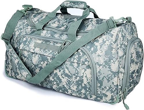 Sporttasche für Damen und Herren, taktische Reisetasche, Militär, Wochenender, Reisen, Workout, leicht, wasserdicht, Sporttasche, Schuhtasche, ACU von HYKING