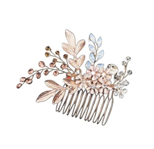 Haarkamm Damen Chinesischer Stil Haar Seitenkamm blau Haarspange Kamm Retro dekorative Haarnadel Haarkamm Clips für Hochzeit Haarkamm Zum Stecken(2) von HYKJCSS