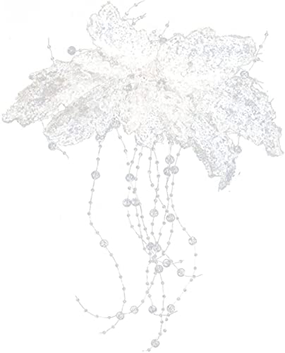 Haarkamm Damen Frauen Kristall Quaste Haar Seitenkamm Handgemachte Spitze Pailletten Hochzeit Haarschmuck Haarspange Kamm Braut Haarkamm Zum Stecken von HYKJCSS