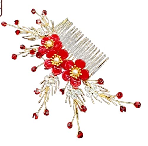Haarkamm Damen Haarspangen Elegante Und Charmante Hochzeit Haarkamm Brautschmuck Haarspangen Kämme Haarschmuck Haarkamm Zum Stecken von HYKJCSS