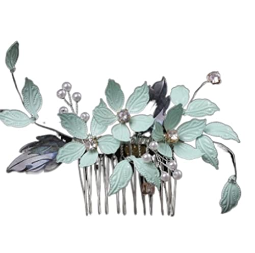 Haarkamm Damen Hochzeit Haarkamm Braut Stirnband Gold Haarschmuck Blume Braut Hochzeit Haarband Damen Haarkamm Zum Stecken von HYKJCSS