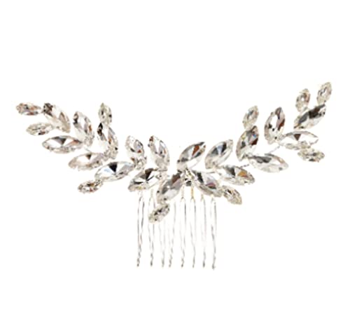 Haarkamm Damen Perle Braut Hochzeit Haarkamm Strass Haar Seitenkamm Braut Seitenkamm Haar Hochzeit Haarschmuck Haarkamm Zum Stecken von HYKJCSS