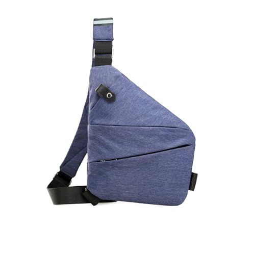 HYLRUNG Diebstahlsichere Reisetasche, Diebstahlsichere Tasche, Anti Diebstahl Tasche, Damendiebstahlsichere UmhäNgetasche，Brusttasche aus Nylon für Damen und Herren, leicht, einfach (Left) von HYLRUNG