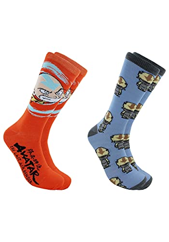 Avatar The Last Airbender Herren Casual Crew Socken 2 Paar Größe 39-47 von HYP